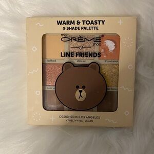 The Crème Shop Line Friends Warm & Toasty Eyeshadow Palette